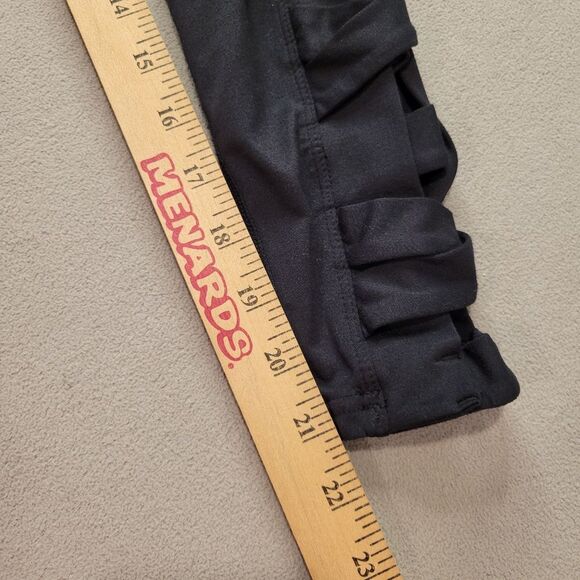 Free People Cutout Brushed Workout Leggings Black Size XS - Picture 7 of 8